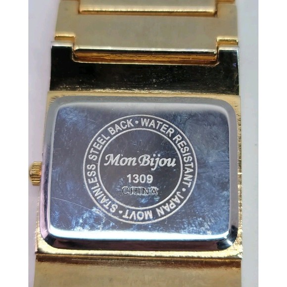 VTg Mon Bijou Quartz Watch Gold Tone 1309 China Orient Rhinestone Womens ladies main image 8